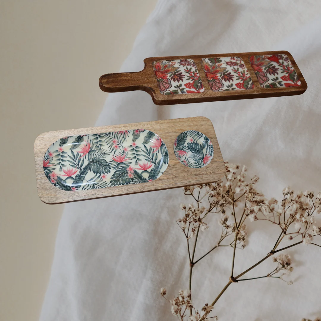 Botanical Elegance Serving Set Gift Hamper (2)