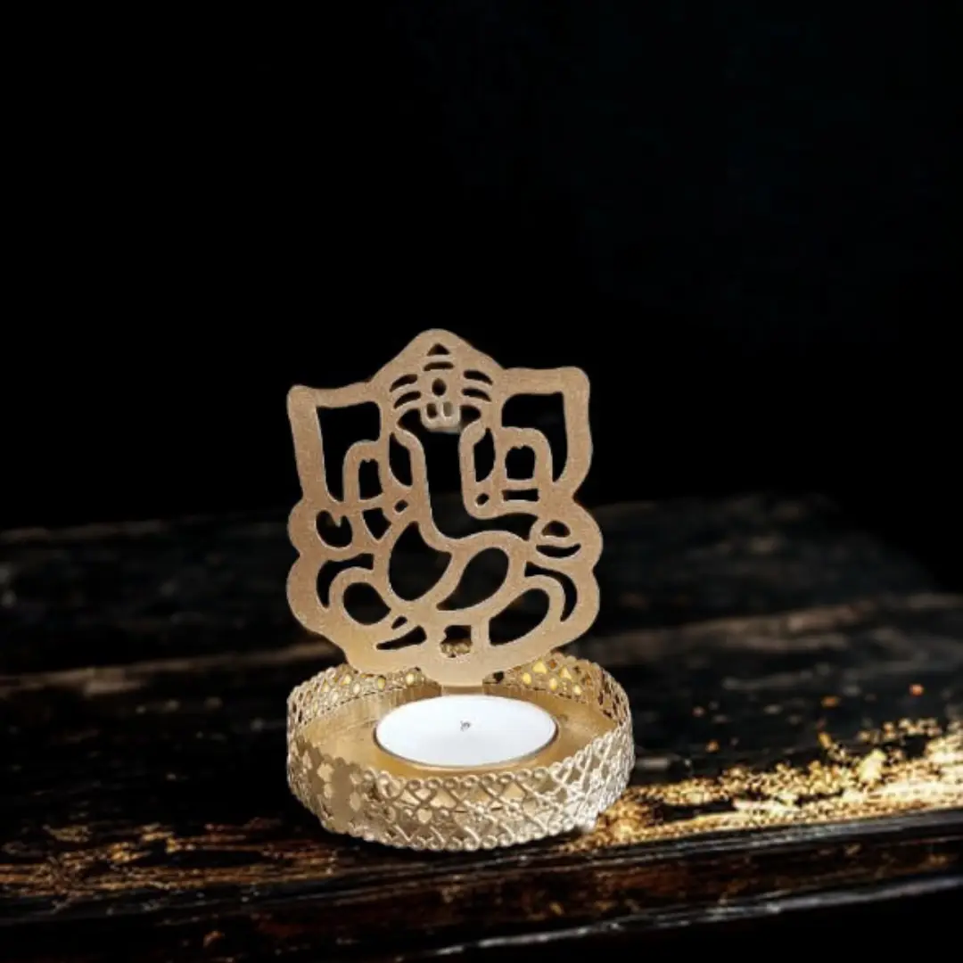 Brass-Ganesha-candle-holder
