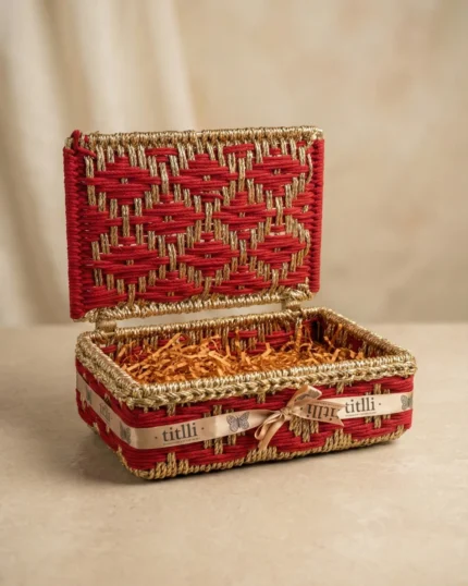 Royal Handwoven Square Basket